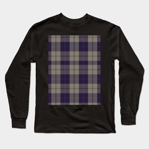 Cunningham Dress Blue Dancers Plaid Tartan Scottish Long Sleeve T-Shirt by ScottishShop